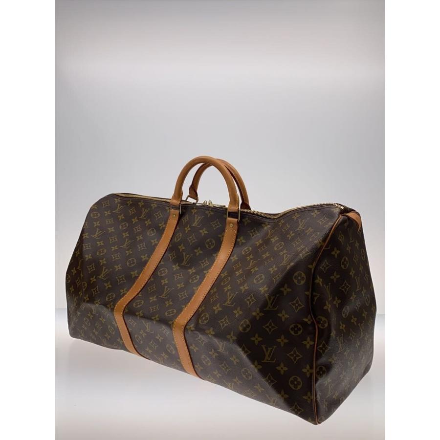 LOUIS VUITTON◇キーポル60_モノグラム・キャンバス/PVC/BRW