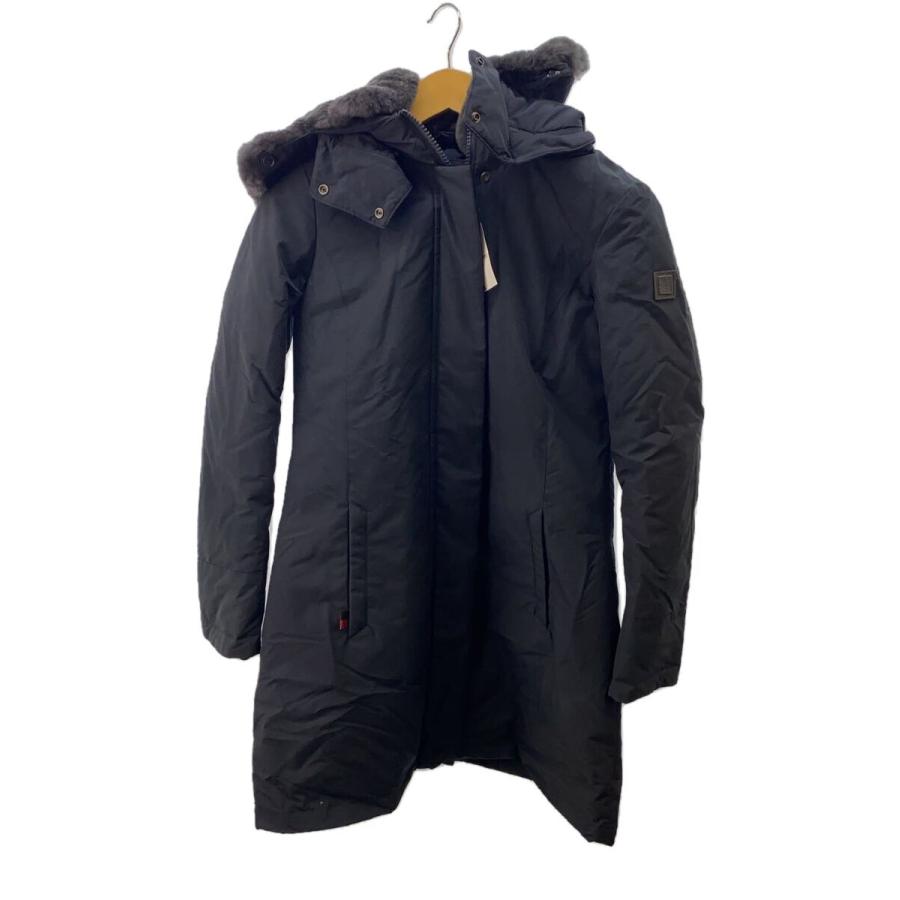 ウールリッチ ボウブリッジ　ダウンコート WWCPS2807 黒　XS Woolrich◇BOW BRIDGE COAT/ダウンジャケット/XS/コットン/BLK
