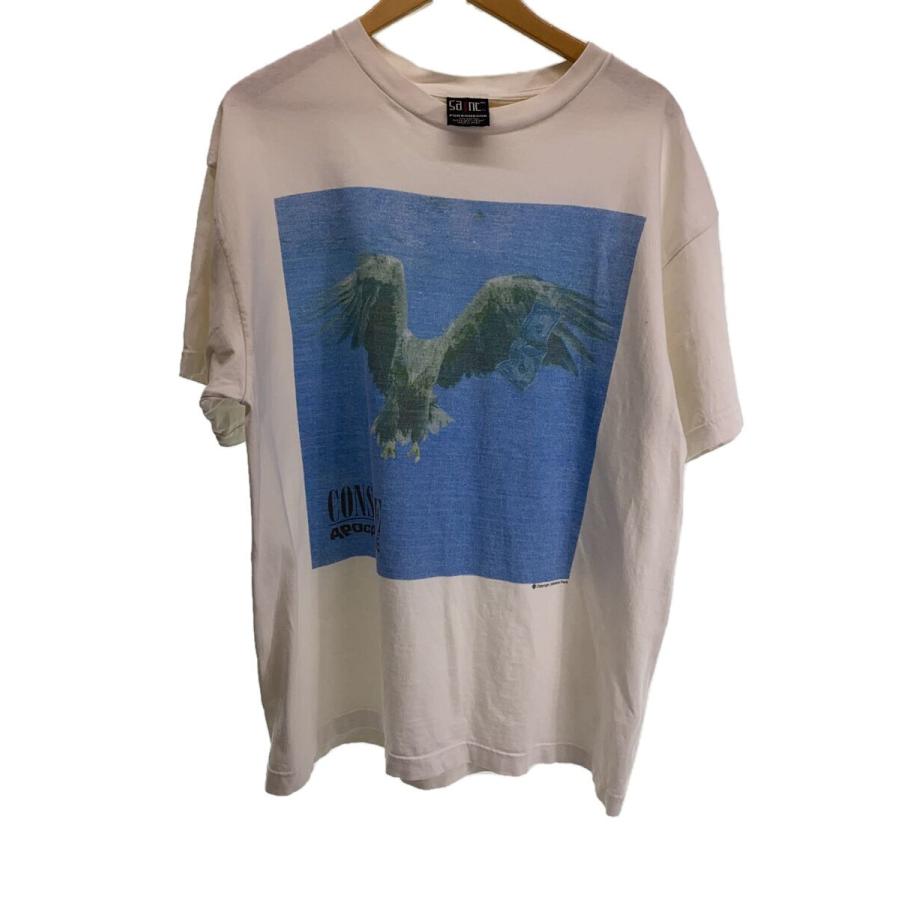 SAINT MICHAEL◇Tシャツ/XL/コットン/WHT/プリント/SM-A23-0000-C10