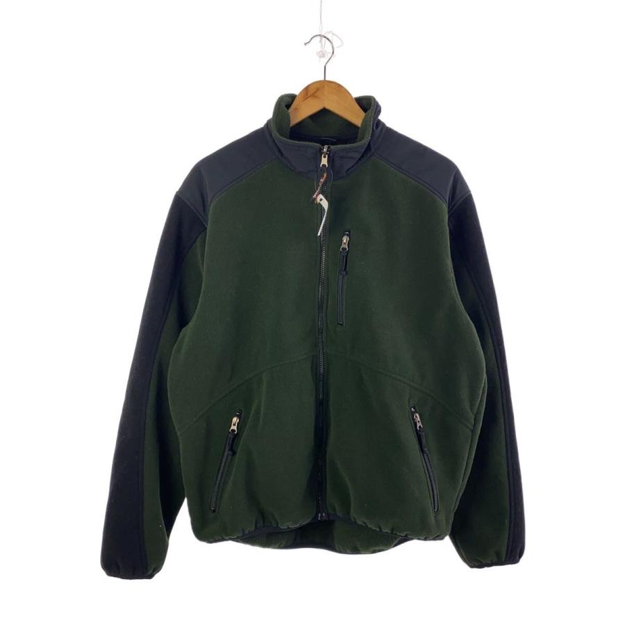 L.L.Bean◇90s/山タグ/フリースジャケット/USA製/L/ポリエステル/GRN
