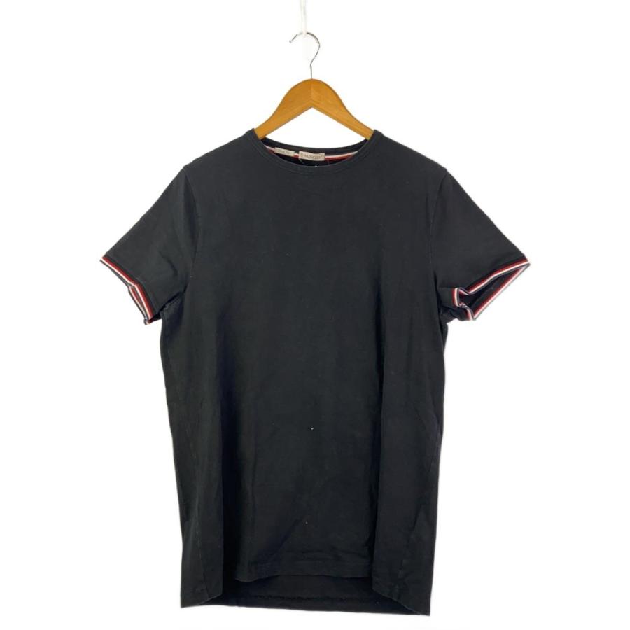 MONCLER◇Slim Fit/Tシャツ/--/コットン/BLK/E10918019900 