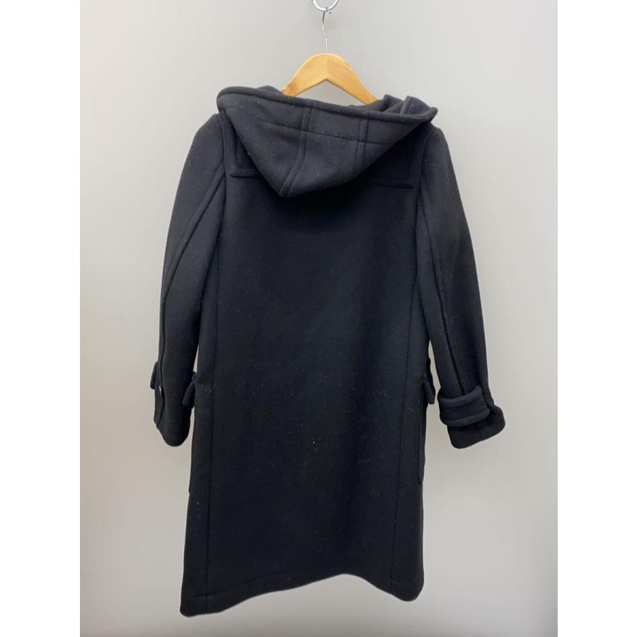 HYKE ブラック ダッフルコート 1 (SMALL) HYKE◇ダッフルコート/1/ウール/BLK/無地/172-17031 022 : セカンド