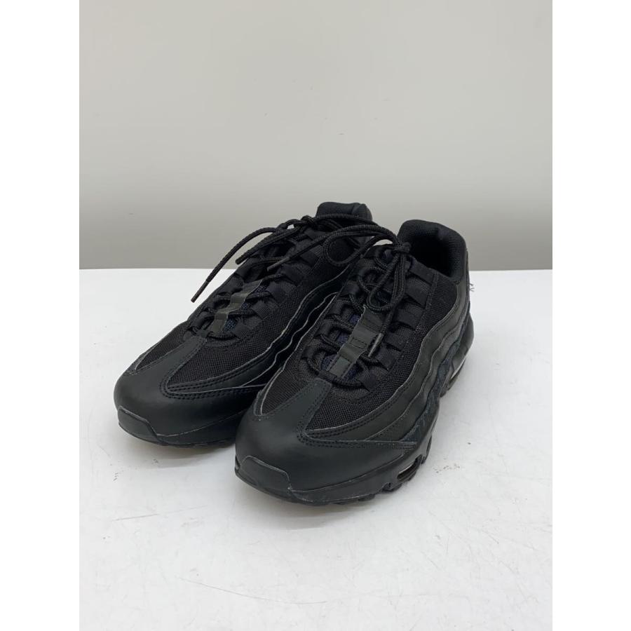 NIKE◇AIR MAX 95 ESSENTIAL/27cm/BLK/レザー : セカンドストリート