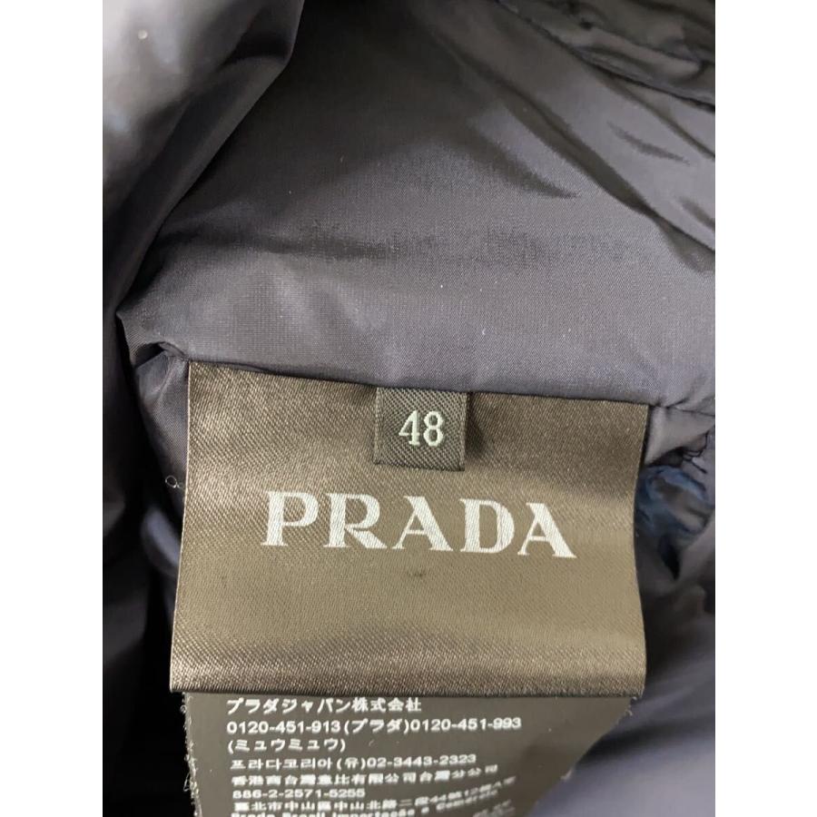 PRADA◇ダウンベスト/48/ナイロン/NVY/無地/sgj191 r132 q04