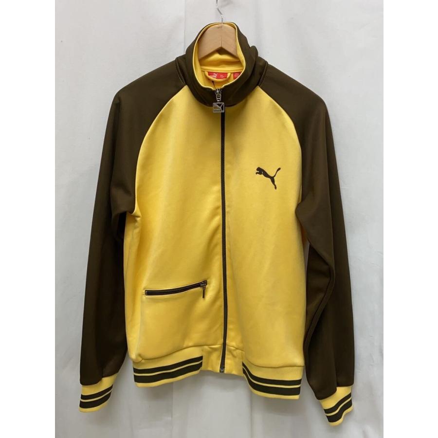PUMA◇バックロゴトラックジャケット/ジャージ/XL/YLW/fm545755
