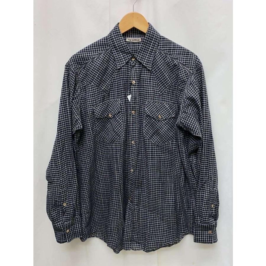 MAATEE&SONS◇25AW/GUPTA WESTERN SHIRTS長袖シャツ/2/コットン/BLK