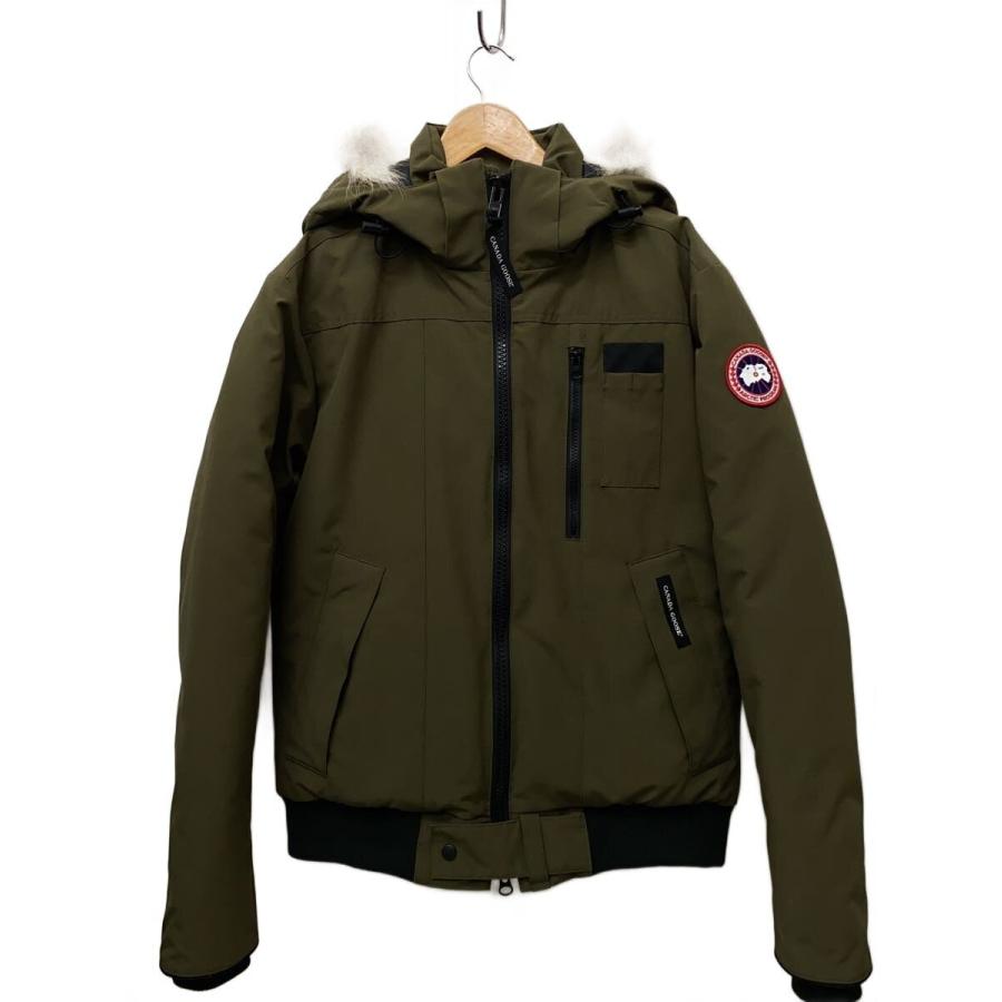   　ダウンジャケット　S BORDEN BOMBER CANADA GOOSE◇Borden Bomber/ダウンジャケット/M/ナイロン/KHK/7968M