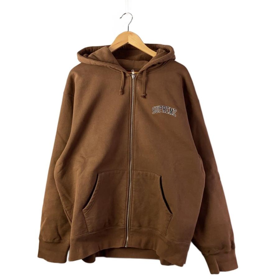 Supreme◇ジップパーカー/XL/コットン/BRW/無地/22aw/doughboy zip up