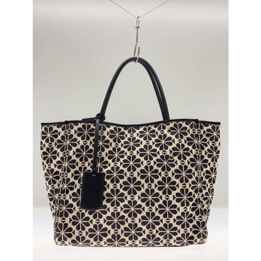 kate spade ケイトスペード　トートバッグ 黒　フラワージャガード kate spade new york◇トートバッグ/--/BLK/花柄フラワージャガード