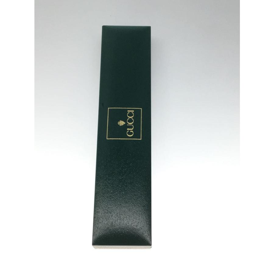 GUCCI◇クォーツ腕時計/アナログ/レザー/SLV/BLK//ローマン GUCCI◇クォーツ腕時計/アナログ/レザー/SLV/BLK//ローマン