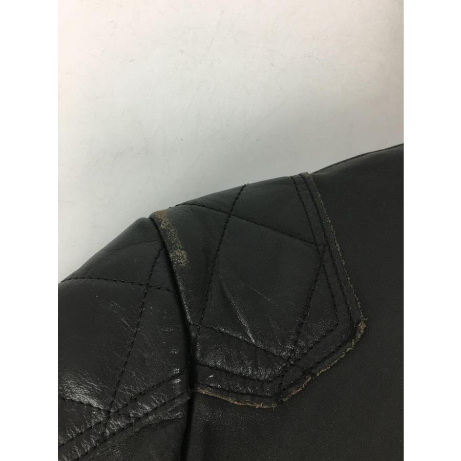 Lewis Leathers / 70s/GT MONZA/ダブルライダースジャケット/36/レザー/ブラック Lewis Leathers◇70s/GT MONZA/ダブルライダースジャケット/36/レザー