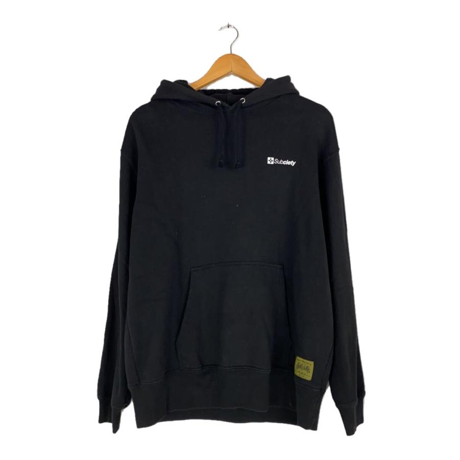 subciety◇攻殻機動隊/パーカー/L/コットン/ブラック/プリント