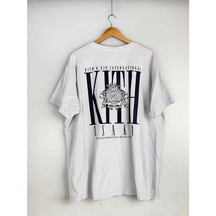 KITH◇Tシャツ/XXL/コットン/ホワイト/25-073-060-0019-2-0
