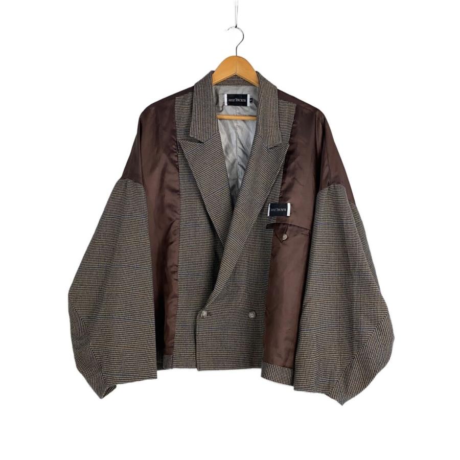 elephant TRIBAL fabrics◇Inside out JACKET/S/ポリエステル/ブラウン