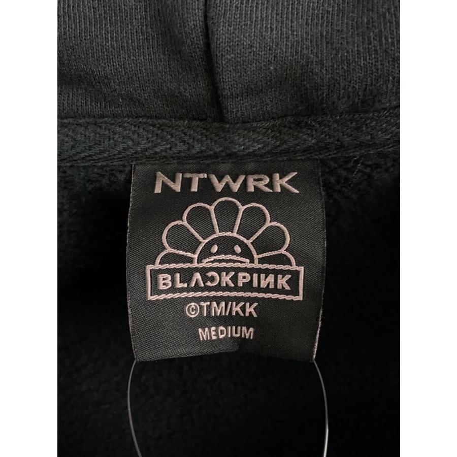村上隆×BLACKPINK/Pandakashi Dreams Hoodie/M/コットン/ブラック
