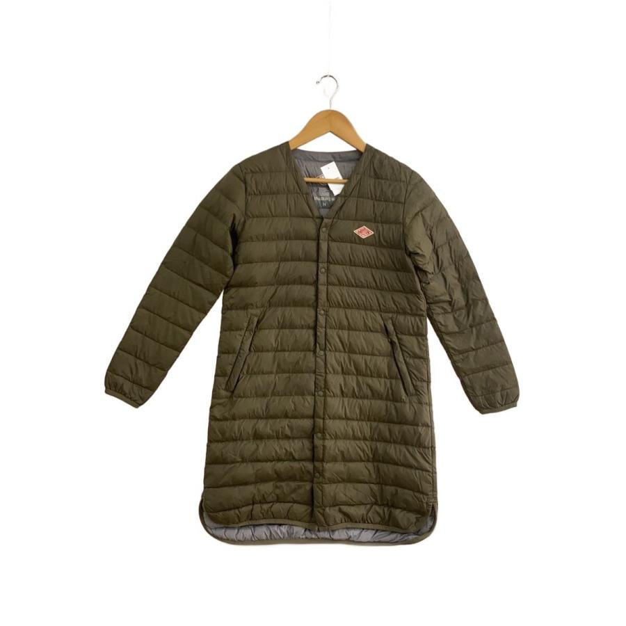 DANTON ダントン ロングダウンコート ラクーン フード 2way 34 DANTON◇ロングダウンジャケット/34/ナイロン/KHK/JD-8829