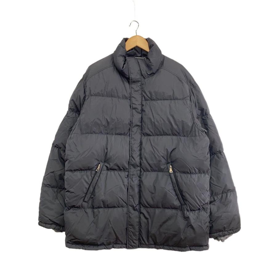 PRADA SPORTS ブラックダウンナイロンマフラー PRADA SPORT◇ダウンジャケット/--/ナイロン/BLK/無地/SGV407