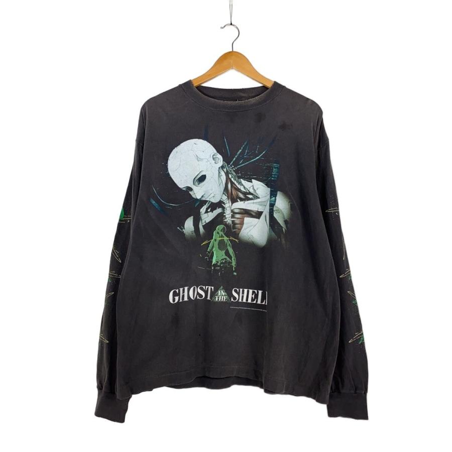 【新品未使用】SAINT MICHAEL ロンT ブラック 攻殻機動隊 SAINT MICHAEL◇GS LS TEE/攻殻機動隊/長袖Tシャツ/M/コットン