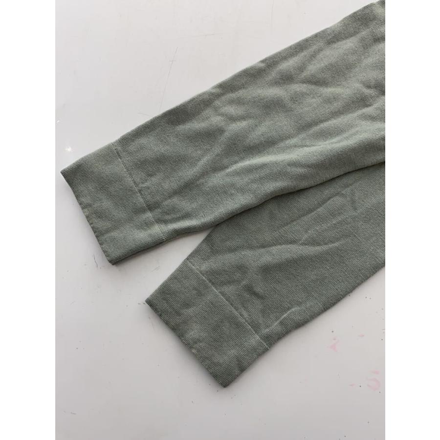 STONE  オリーブグリーン ニット STONE ISLAND◇ニット・セーター(薄手)/L/ウール/グリーン/無地