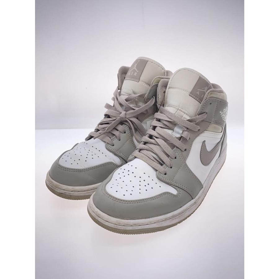【着用二度のみ！】NIKE エアジョーダン1ミッド 26センチ NIKE◇AIR JORDAN 1 MID_エア ジョーダン ミッド/26cm/グレー