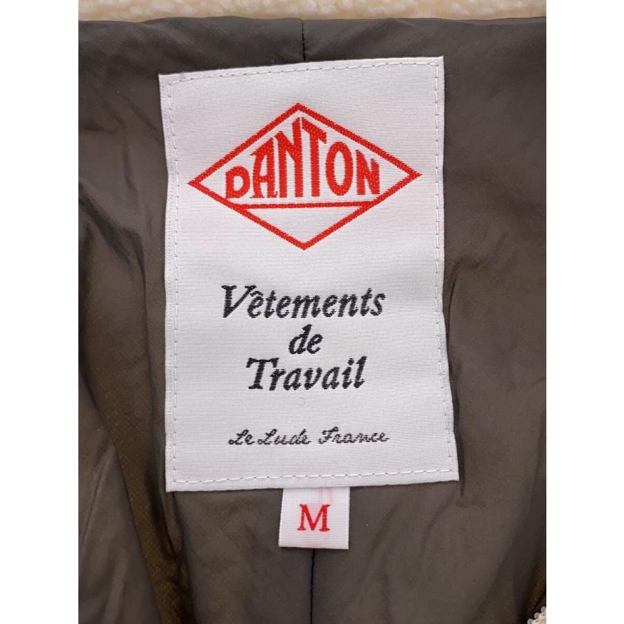 DANTON◇フリースジャケット/M/ポリエステル/ホワイト/プリント/DT