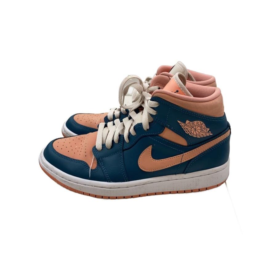 NIKE◇AIR JORDAN 1 MID_エア ジョーダン ミッド/24.5cm/ピンク 