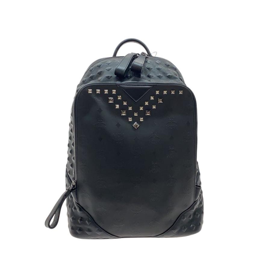 MCM◇リュック/ブラック/総柄/W8020 : セカンドストリートYahoo!店