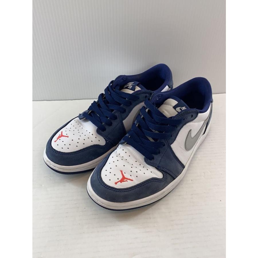 NIKE◇SB AIR JORDAN 1 LOW QS/エアジョーダンロー/ブルー/CJ7891-400