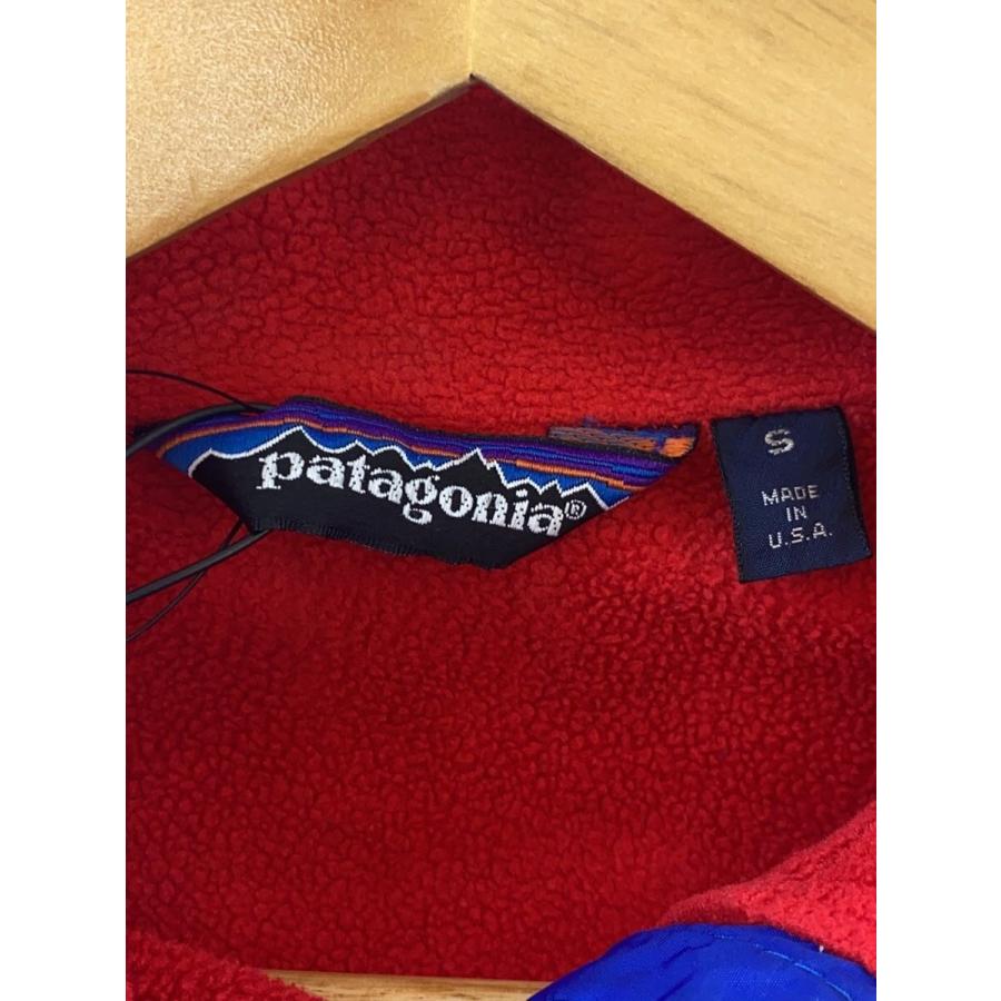 【美品】patagonia 80s USA製 シェルド シンチラ  三角タグ 極美品 M ブラック USA 80s 三角タグ Patagonia Shelled Synchilla
