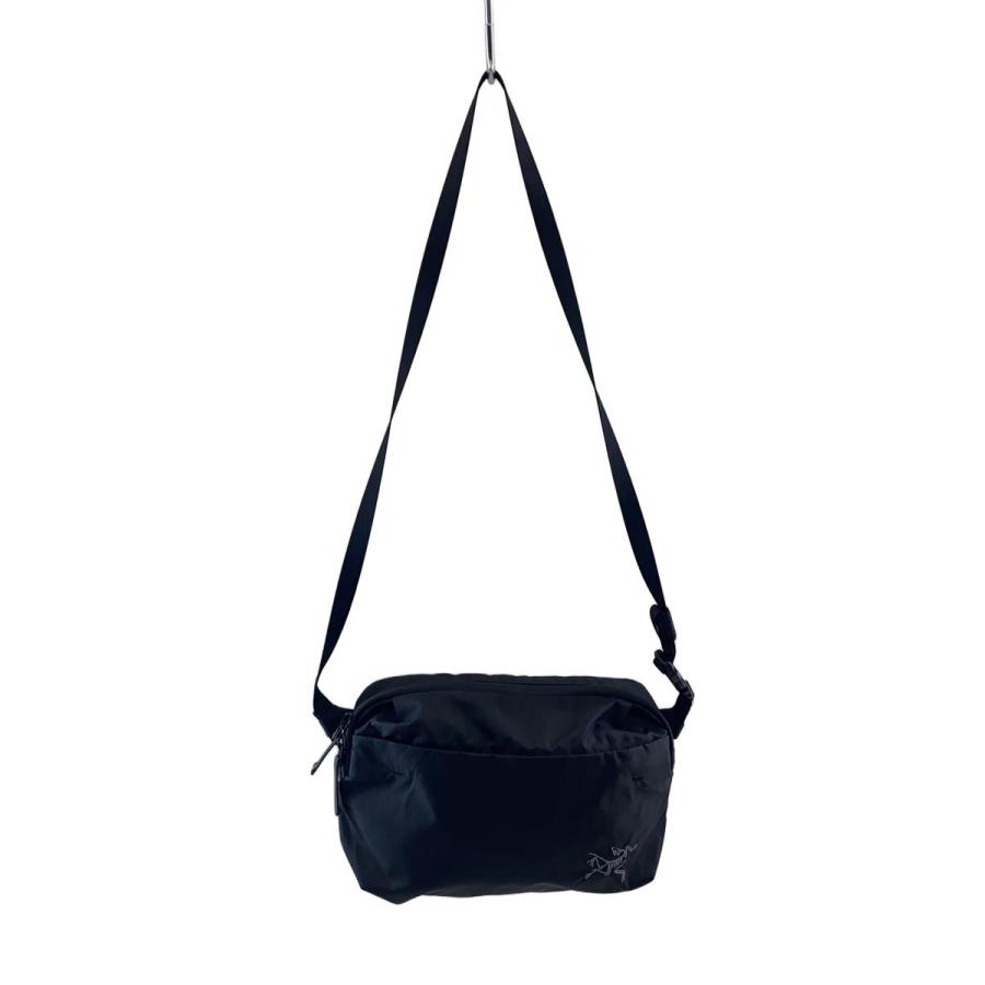 ARC'TERYX◇Heliad Crossbody/ショルダーバッグ/ナイロン/BLK/無地