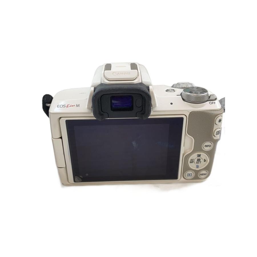 CANON◇デジタル一眼カメラ EOS Kiss M ダブルレンズキット [ホワイト
