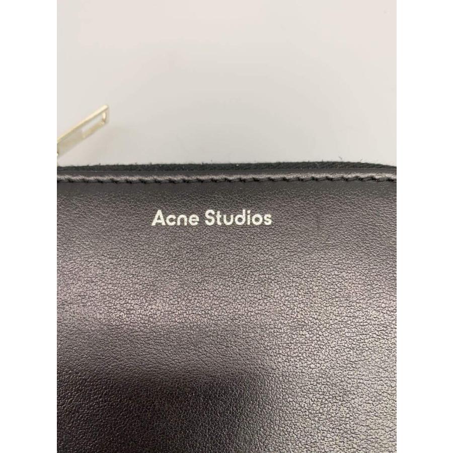 Acne Studios(Acne)◇コンパクト財布/レザー/BLK/メンズ : セカンド