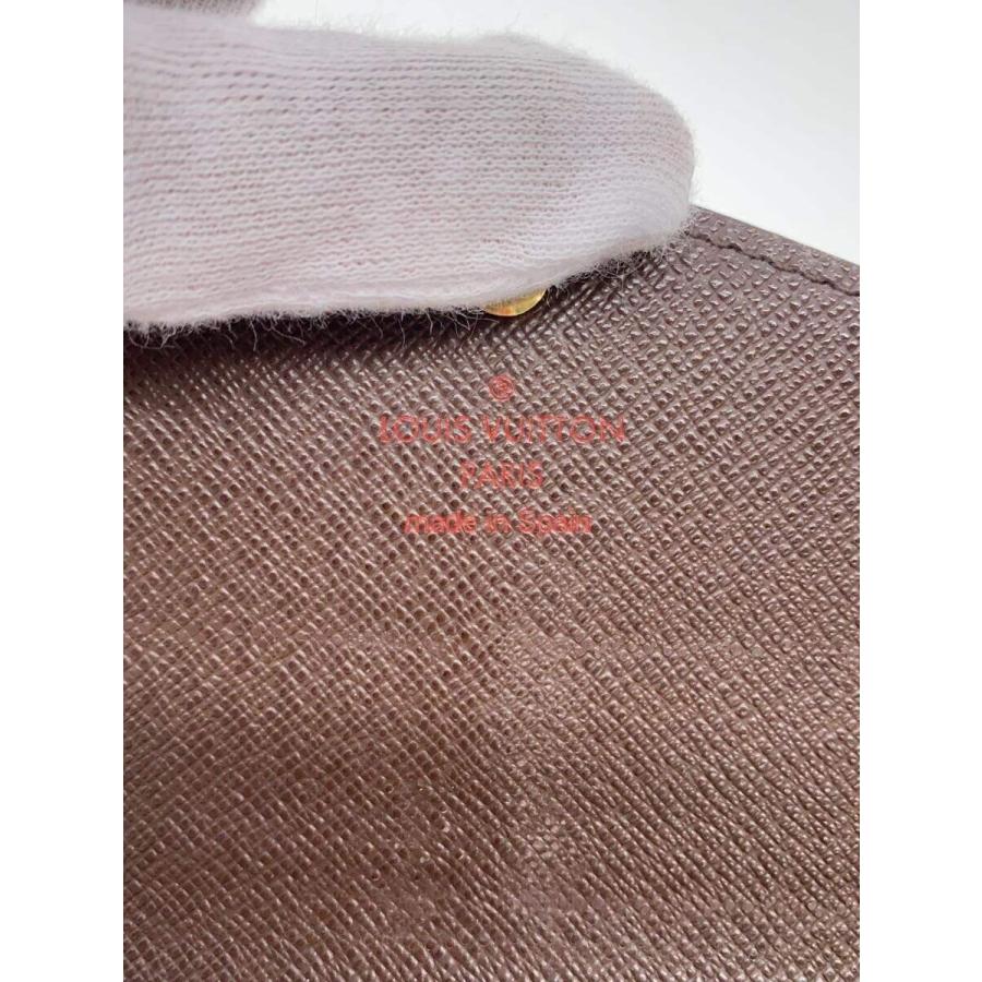 LOUIS VUITTON◇2)ポルト・フォイユ・サラ_ダミエ・エベヌ_BRW_