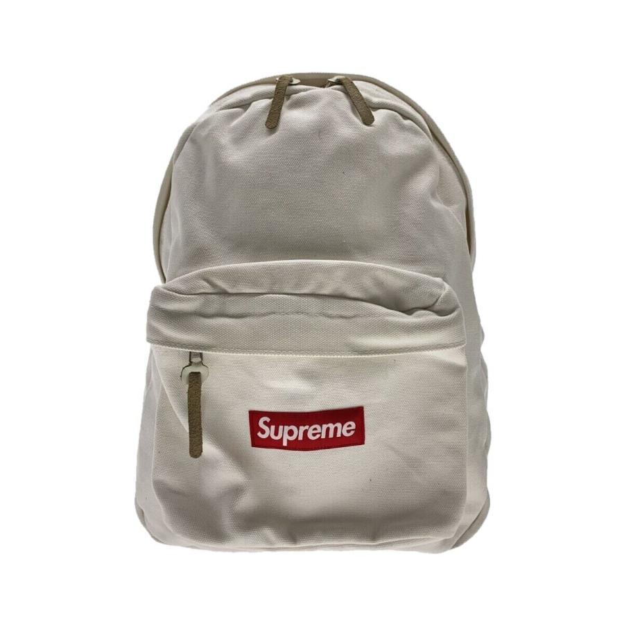 Supreme◇Canvas Backpack/リュック/キャンバス/WHT : セカンド  