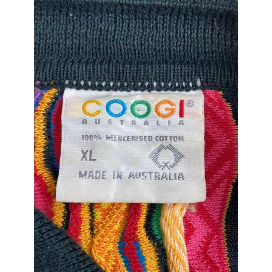 COOGI◇ニット・セーター(薄手)/XL/コットン/マルチカラー COOGI◇ニット・セーター(薄手)/XL/コットン/マルチカラー