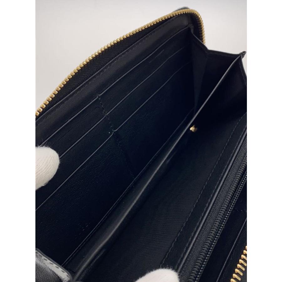GUCCI◇長財布_グッチシマ/レザー/BLK/メンズ : セカンド