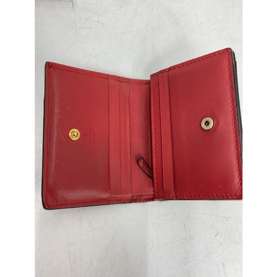 GUCCI◇2つ折り財布_GGスプリーム/PVC/BRW/レディース : セカンド