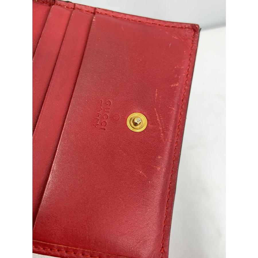 GUCCI◇2つ折り財布_GGスプリーム/PVC/BRW/レディース : セカンド