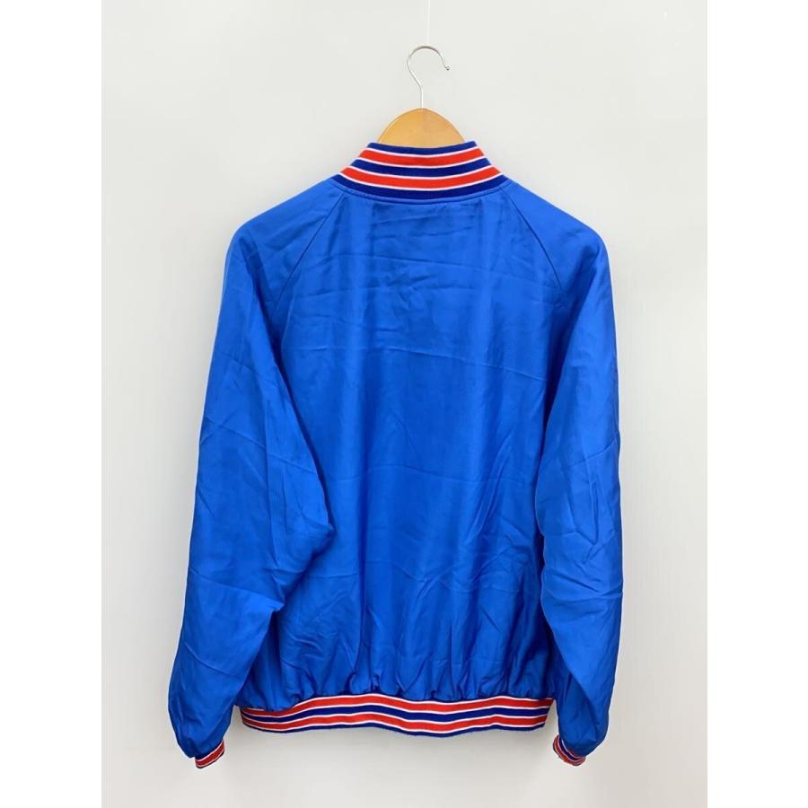 BLUCO◇スタジャン/L/ポリエステル/ブルー/無地/1353-3A02/ブルコ