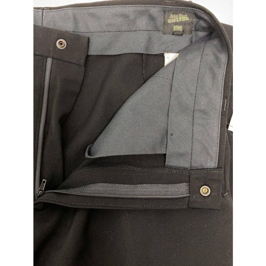 Jean Paul GAULTIER HOMME◇スラックスパンツ/73/ウール/BLK/無地/560