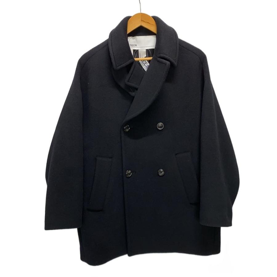 TICCA◇ピーコート/FREE/ウール/BLK/0223410171 : セカンドストリート