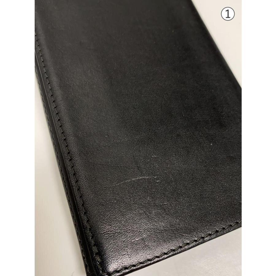 長財布/レザー/BLK/無地/メンズ/LONEO Loneo 黒桟｜Vintage Revival