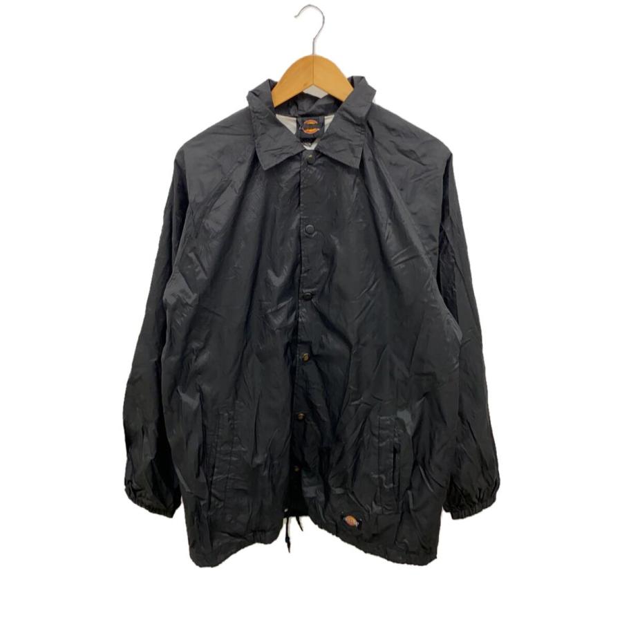 DICKIES◇ナイロンジャケット/S/ナイロン/ブラック/BLK/コーチ