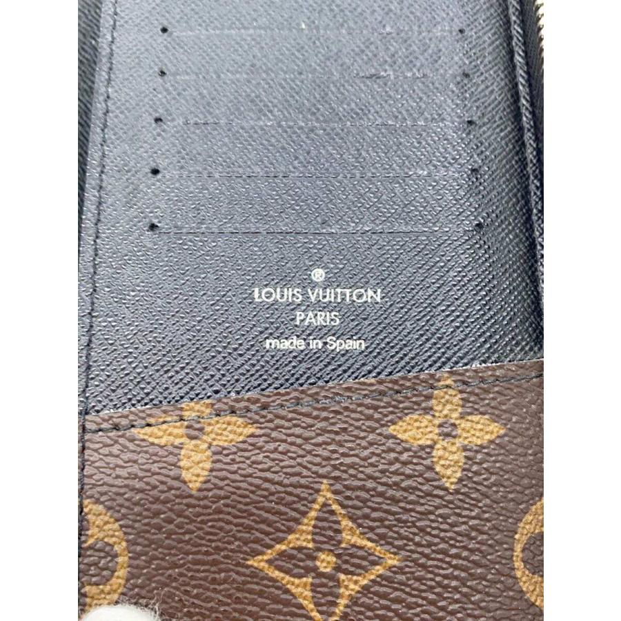 LOUIS VUITTON / ジッピー・ウォレット・ヴェルティカル_モノグラム・マカサー_BRW/PVC/BRW/レディース LOUIS VUITTON◇ジッピー・ウォレット・ヴェルティカル_モノグラム