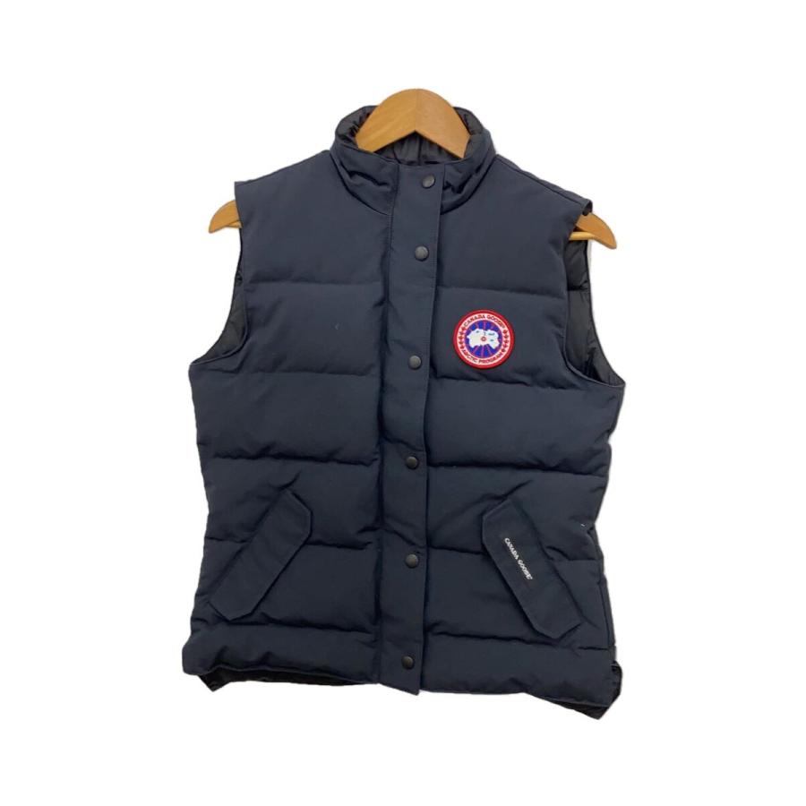 CANADA GOOSE◇ダウンベスト/M/ポリエステル/BLK : セカンドストリート 