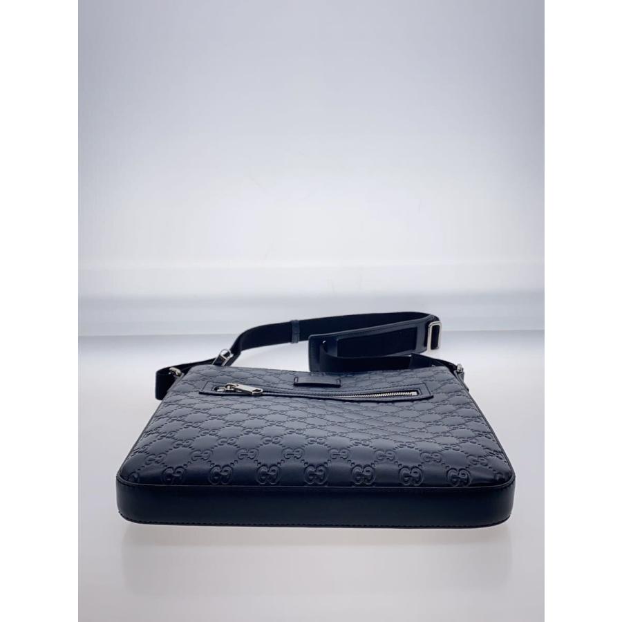 GUCCI◇ショルダーバッグ_グッチシマ/レザー/NVY/406408 : セカンド 
