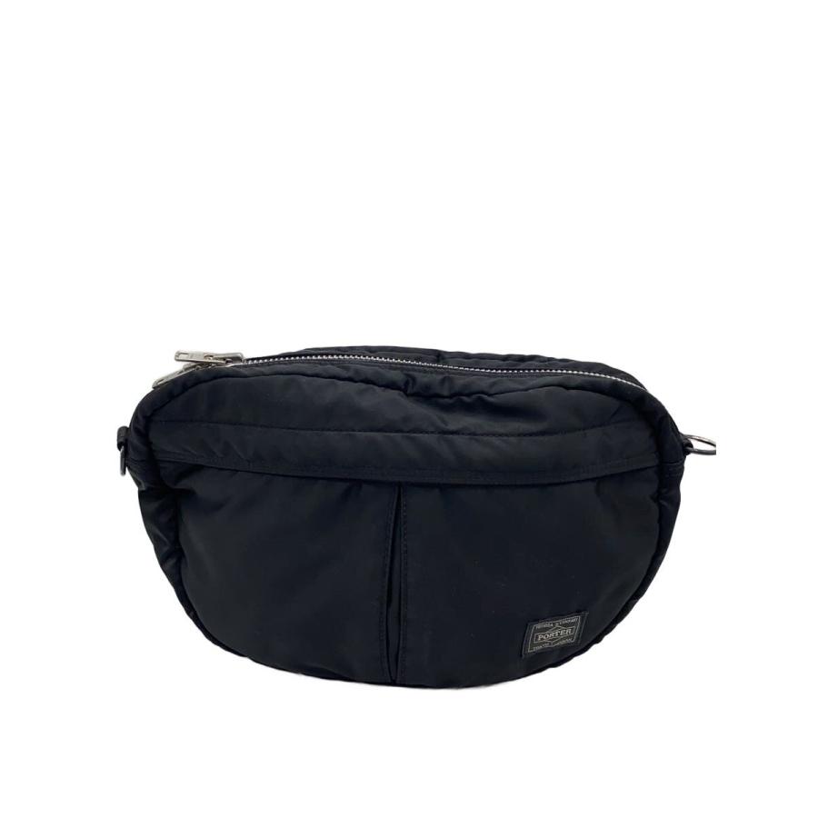 ⭐️土.日価格　　 ポータータンカー　ショルダーバック PORTER◇タンカー/三日月バッグ/ショルダーバッグ/--/BLK/無地