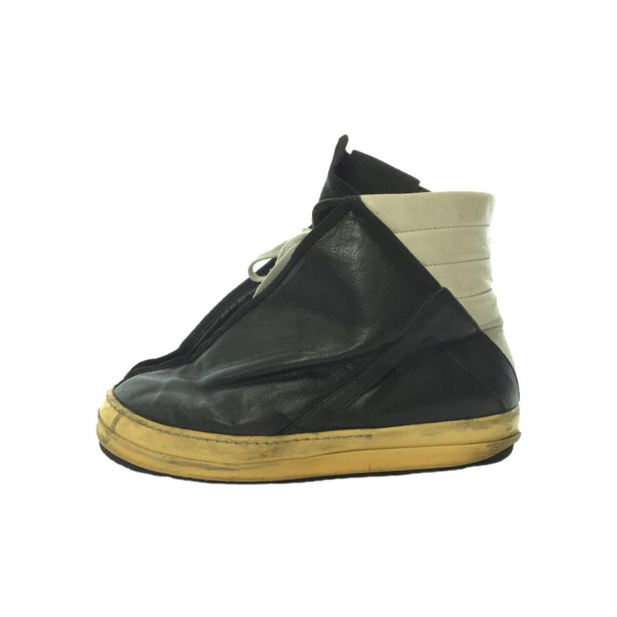 RICK OWENS DRKSHDW◇ハイカットスニーカー/42/BLK/レザー/HOOF DUNKS 