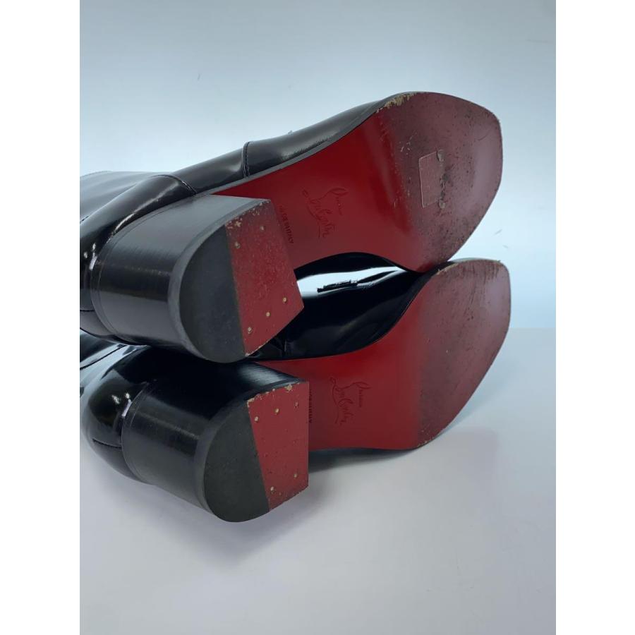 Christian Louboutin◇ブーツ/36.5/BLK/レザー/Mayerswing/スタッズ