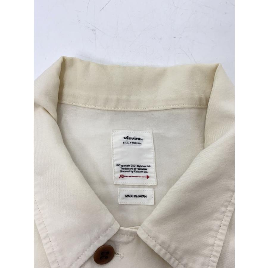 visvim◇19SS/CORNET SHIRT/半袖シャツ/4/コットン/WHT/0119105011017